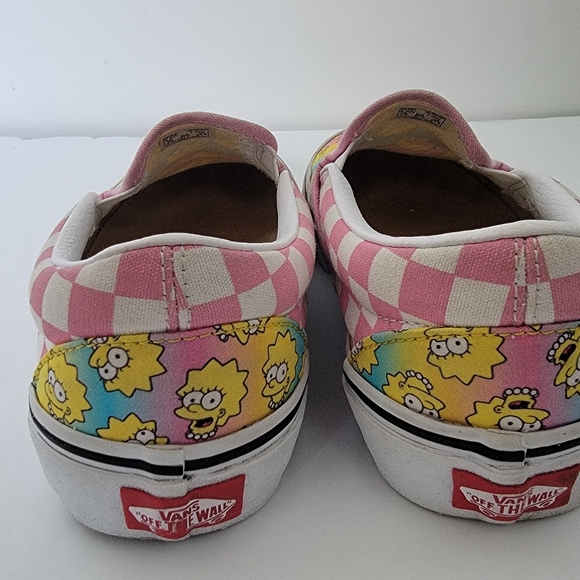 Vans The Simpsons Collaboration Limited Release Lisa Simpson Slip On Shoe W 7 - Picture 10 of 15
